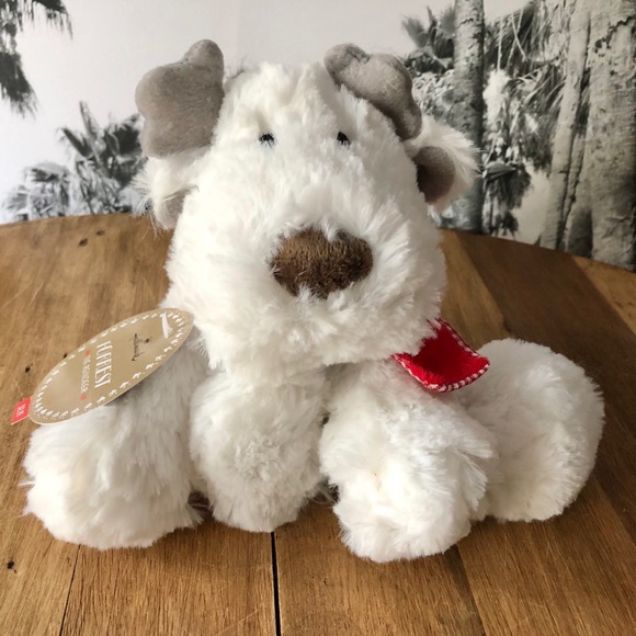 Hallmark BABY’S FIRST 1st CHRISTMAS Plush Toy Reindeer Stuffed Animal NWT - Picture 9 of 11